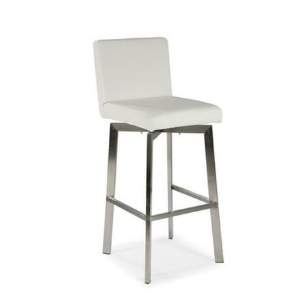 MOES HOME COLLECTION Giro Barstool- White EH-1038-18